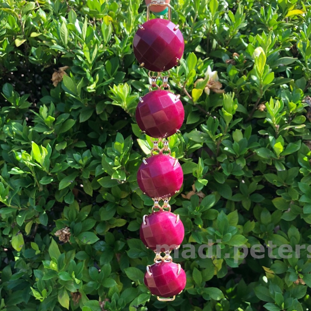 Kendra Scott Cassie Bracelet in Maroon Jade